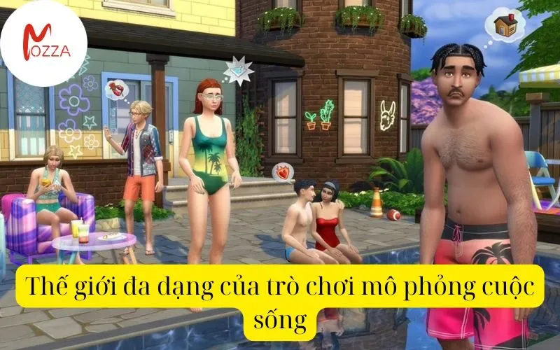 Thế giới đa dạng của trò chơi mô phỏng cuộc sống