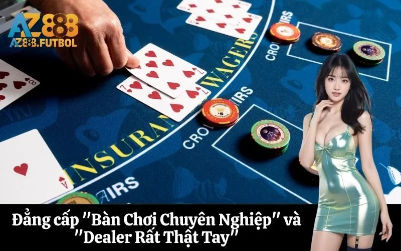 Đẳng cấp "Bàn Chơi Chuyên Nghiệp" và "Dealer Rất Thật Tay"
