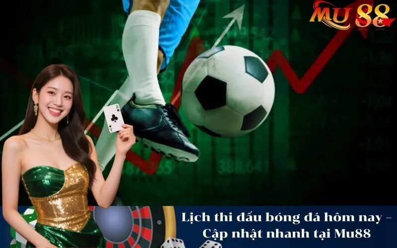 Lịch thi đấu bóng đá hôm nay – Cập nhật nhanh tại Mu88