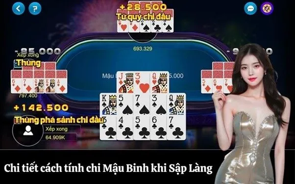 Chi tiết cách tính chi Mậu Binh khi Sập Làng